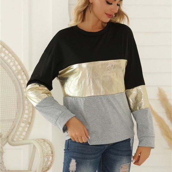 Colorblock Long Sleeve Tee - Picture 4 of 5